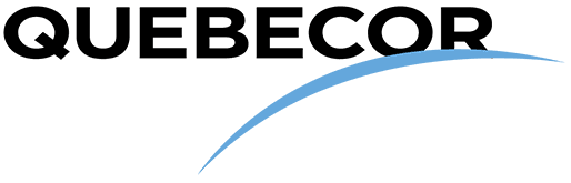 Quebecor's logos