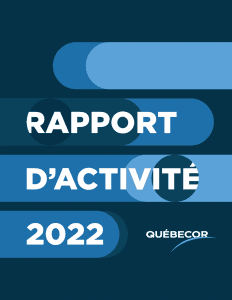 Annual Report Cover annual cover 2022 fr
